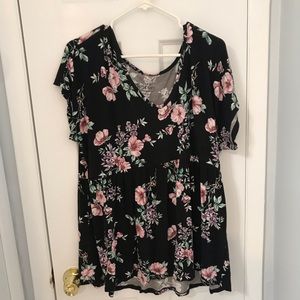 floral super soft shirt